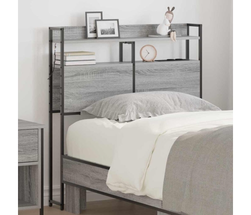 Peats Led -Ribatuledega Riiuliga Hall Sonoma 75 Cm Tehispuit