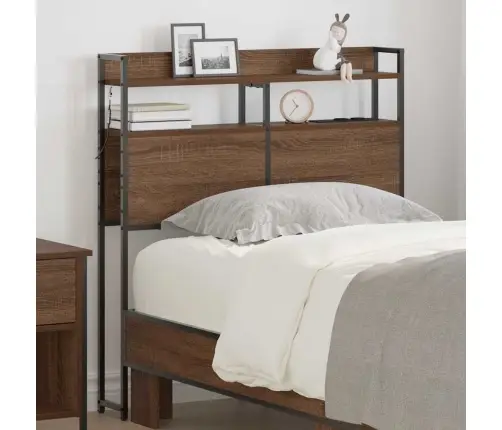 Uzglabāšanas Galvas Balsts Brūna Ozolkoka 80 Cm Vidaxl