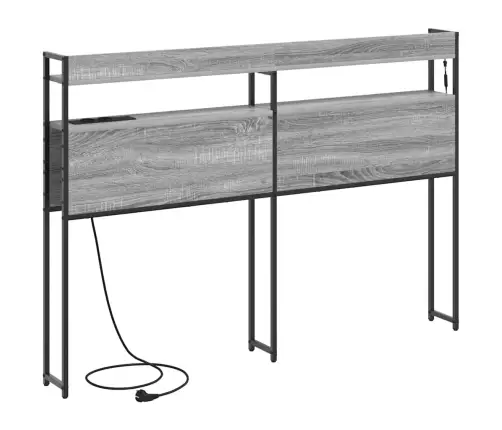 Hoiustamispeatoe Riiuliga Peaga Hall Sonoma 135 Cm Tehispuit