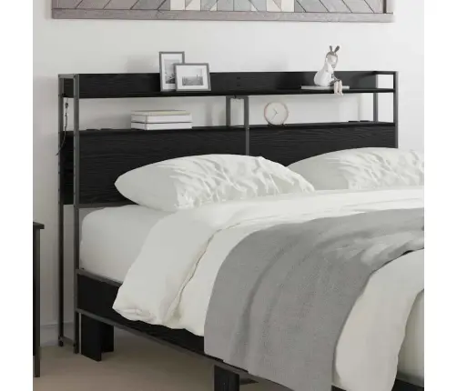 Saugojimo Galvos Atlošas Juoda Ąžuolo 140,5 X 15 X 98 Cm