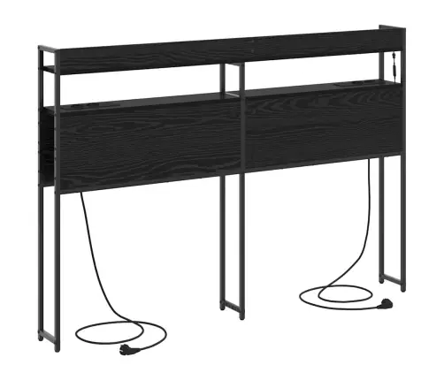 Saugojimo Galvos Atlošas Juoda Ąžuolo 140,5 X 15 X 98 Cm