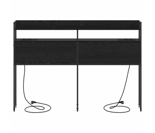 Saugojimo Galvos Atlošas Juoda Ąžuolo 140,5 X 15 X 98 Cm