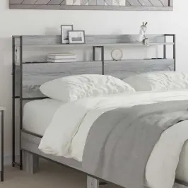 Galvgalis Pelēka Sonomas Ozola 150 Cm Inženierijas Koks Vidaxl
