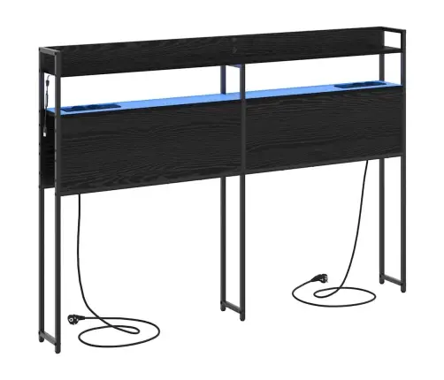 Saugojimo Galvos Atlošas Juoda Ąžuolo 160 Cm Apdirbta Mediena