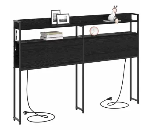 Saugojimo Galvos Atlošas Juoda Ąžuolo 160 Cm Apdirbta Mediena