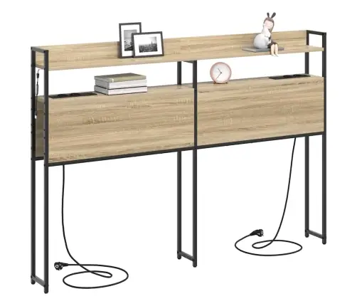 Uzglabāšanas Galvas Balsts Sonomas Ozola 160 Cm Vidaxl