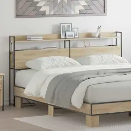 Galvgalis Ar Plauktu Sonomas Ozola 180 Cm Inženierijas Koks Vidaxl