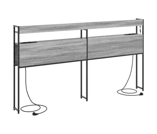 Hoiustamispeatoe Riiuliga Peaga Hall Sonoma 180 Cm Tehispuit