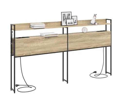 Uzglabāšanas Galvas Balsts Sonomas Ozola 200 Cm Vidaxl Uzglabāšanas Galvas Balsts Sonomas Ozola 200 Cm Vidaxl