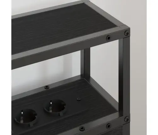 Saugojimo Galvos Atlošas Juoda Ąžuolo 75 Cm Apdirbta Mediena