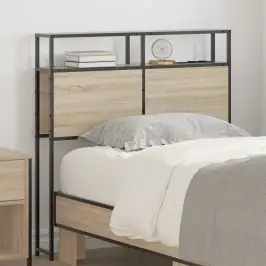 Uzglabāšanas Galvas Balsts Ar Plauktu Sonomas Ozola 80 Cm Vidaxl