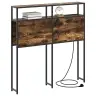 Hoiustamispeatoe Riiuliga Suitsutatud Tamm 90 Cm Tehispuit Hoiustamispeatoe Riiuliga Suitsutatud Tamm 90 Cm Tehispuit