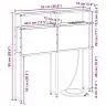 Hoiustamispeatoe Riiuliga Suitsutatud Tamm 90 Cm Tehispuit Hoiustamispeatoe Riiuliga Suitsutatud Tamm 90 Cm Tehispuit