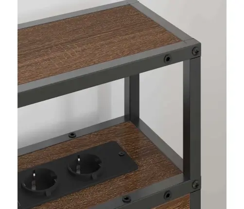 Hoiustamispeatoe Riiuliga Peaga Pruun Tamm 90 Cm Tehispuit Hoiustamispeatoe Riiuliga Peaga Pruun Tamm 90 Cm Tehispuit