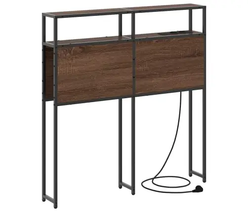 Hoiustamispeatoe Riiuliga Peaga Pruun Tamm 90 Cm Tehispuit Hoiustamispeatoe Riiuliga Peaga Pruun Tamm 90 Cm Tehispuit