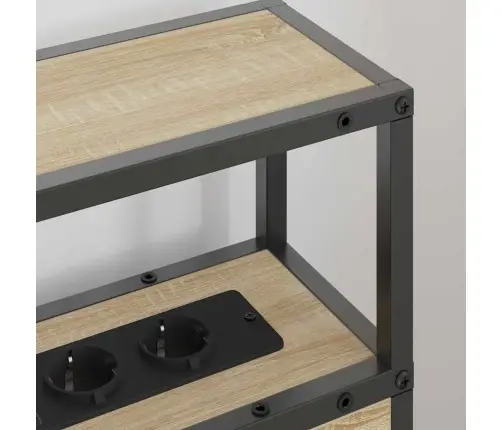 Uzglabāšanas Galvas Balsts Ar Galvas Klāju Ar Uzglabāšanu Sonoma Ozols 100 Cm Vidaxl