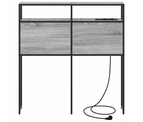 Hoiustamispeatoe Riiuliga Peaga Hall Sonoma 100 Cm Tehispuit