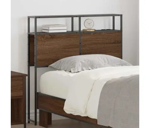 Uzglabāšanas Galvas Balsts Brūns Ozols 100 Cm Inženierijas Koks Vidaxl