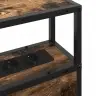 Uzglabāšanas Galvas Balsts Dūmu Ozols 120 Cm Inženierijas Koks Vidaxl