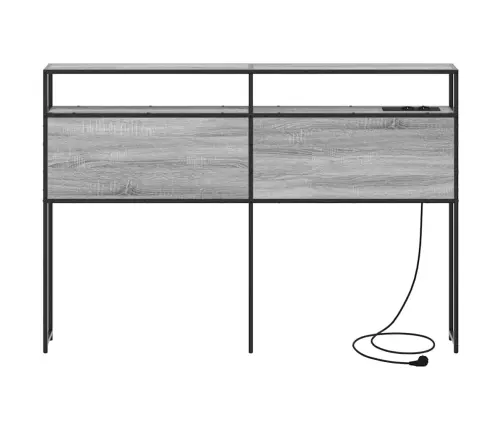 Hoiustamispeatoe Riiuliga Peaga Hall Sonoma 120 Cm Tehispuit