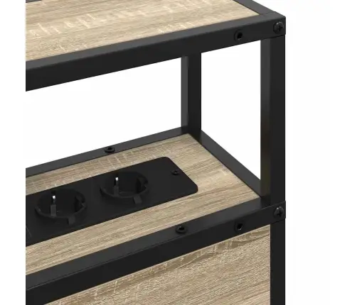 Saugojimo Galvos Atlošas Sonoma Ąžuolas 140 Cm Apdirbta Mediena