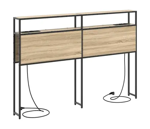 Hoiustamispeatoe Riiuliga Peaga Sonoma Tamm 150 Cm Tehispuit