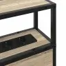 Hoiustamispeatoe Riiuliga Peaga Sonoma Tamm 180 Cm Tehispuit