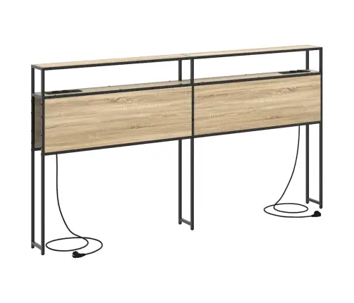 Hoiustamispeatoe Riiuliga Peaga Sonoma Tamm 180 Cm Tehispuit