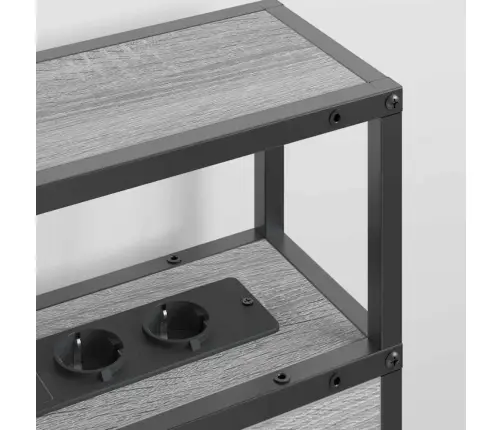 Saugojimo Galvos Atlošas Su Lentyna Pilka Sonoma Ąžuolo 200 Cm Saugojimo Galvos Atlošas Su Lentyna Pilka Sonoma Ąžuolo 200 Cm