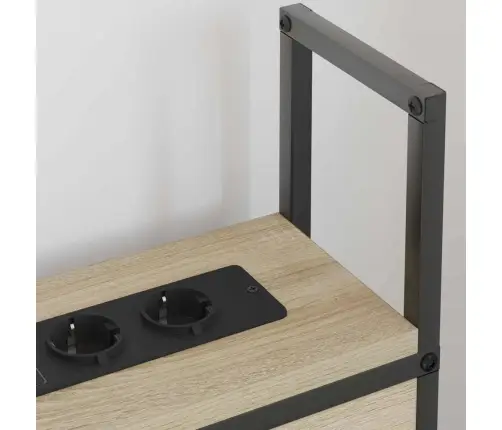 Uzglabāšanas Galvas Balsts Ar Galvas Klāju Ar Uzglabāšanu Sonomas Ozola 80 Cm Vidaxl