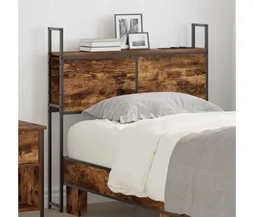 Uzglabāšanas Galvas Balsts Dūmakaina Ozolkoka 90 Cm Vidaxl