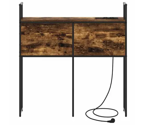 Säilitusega Peatoed Laadimisjaamaga Suitsutatud Tamm 100 Cm