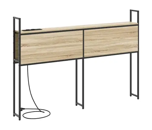 Saugojimo Lovos Atlošas Su Įkrovimo Stotimi Sonoma Ąžuolas