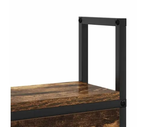 Uzglabāšanas Galvas Balsts Dūmakaina Ozolkoka 120 Cm Vidaxl