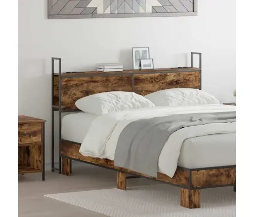 Säilitusega Peatoed Laadimisjaamaga Suitsutatud Tamm 135 Cm