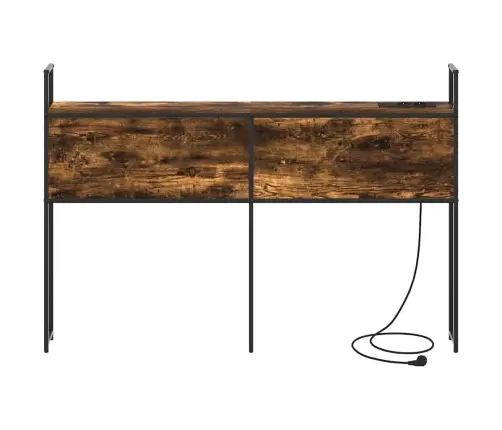 Säilitusega Peatoed Laadimisjaamaga Suitsutatud Tamm 135 Cm