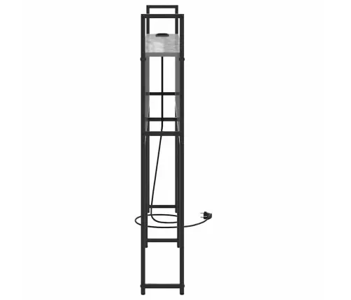 Uzglabāšanas Galvas Balsts Pelēka Sonomas Ozola 135 Cm Vidaxl