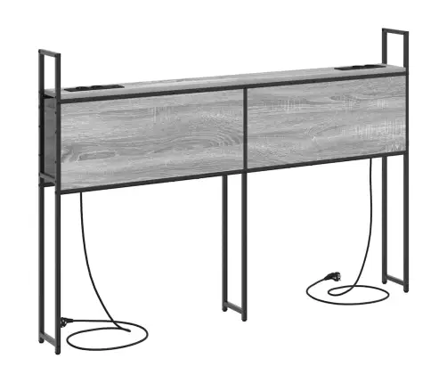 Saugojimo Lovos Atlošas Su Įkrovimo Stotimi Pilka Sonoma Ąžuolo