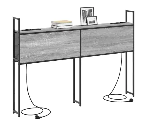 Saugojimo Lovos Atlošas Su Įkrovimo Stotimi Pilka Sonoma Ąžuolo