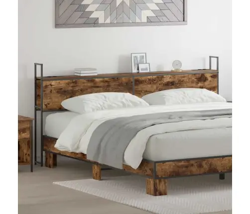 Uzglabāšanas Galvas Balsts Dūmakaina Ozolkoka 200 Cm Vidaxl