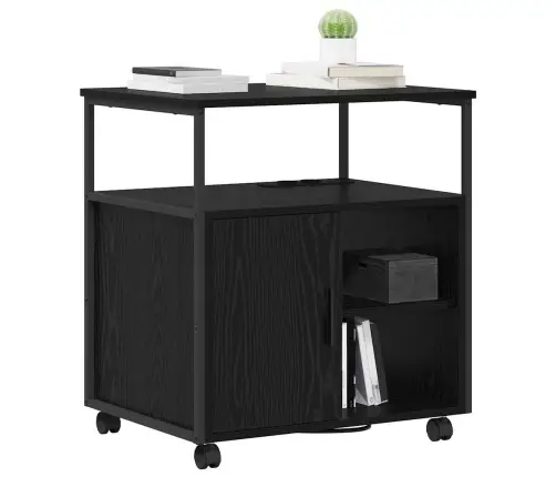 Spintelė Su Krovimo Stotimi Juodas Ąžuolas 61 X 46 X 67 Cm