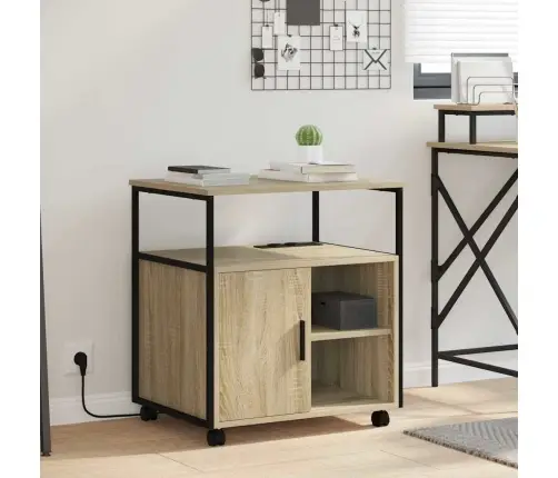 Spintelė Su Krovimo Stotimi Sonoma Ąžuolas 61 X 46 X 67 Cm