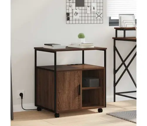 Spintelė Su Krovimo Stotimi Rudas Ąžuolas 61 X 46 X 67 Cm