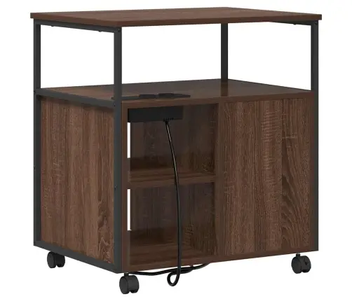 Spintelė Su Krovimo Stotimi Rudas Ąžuolas 61 X 46 X 67 Cm