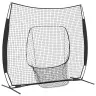 Beisbols Un Softball Melna 250 X 106 X 209 Cm Poliesters Vidaxl
