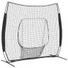 Beisbols Un Softball Melna 250 X 106 X 209 Cm Poliesters Vidaxl