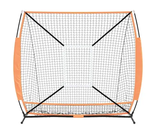 Beisbols Un Softball Melna 180 X 90 X 153 Cm Poliesters Vidaxl
