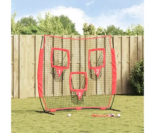 Beisbolo Treniruočių Tinklas Juoda 214,5 X 89,5 X 181 Cm