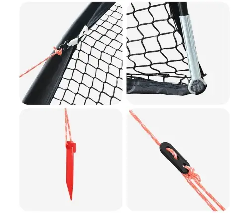 Pesapall Ja Softboll Must 70 X 35 X 24 Cm Polüester