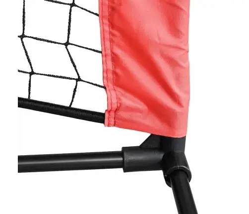 Tenisa Tīkls Melns Un Sarkans 396 X 92 X 87 Cm Poliesters Vidaxl